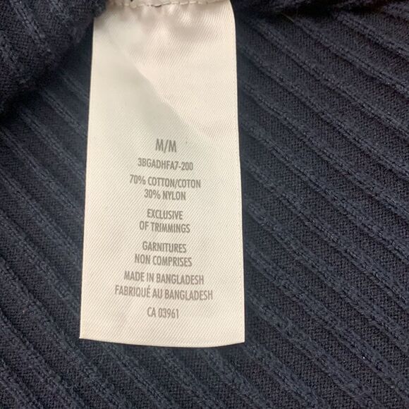 Denver Hayes Black Knit Turtleneck Sweater Size Medium - Picture 7 of 8